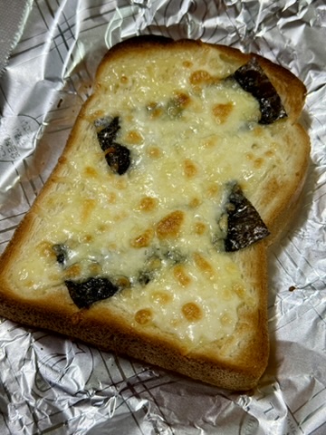 海苔マヨチーズトーストの写真