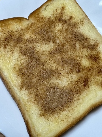 「シナモンシュガートースト」の写真