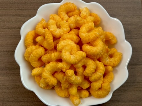 キャラメルコーンみかん味の中身の写真