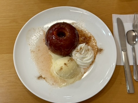 紅玉の焼きりんごセットの写真