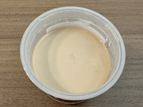 丹波栗のプリンの中身の写真