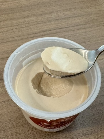 丹波栗のプリンの中身の写真